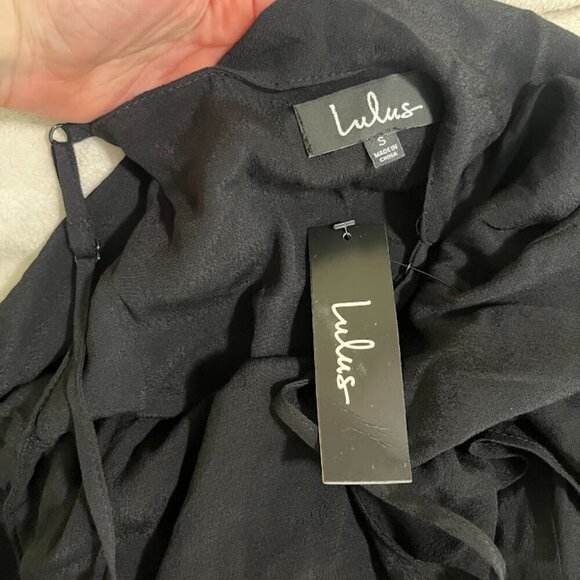 NEW Lulus I Found You Black High-Low Dress Small - Picture 5 of 5